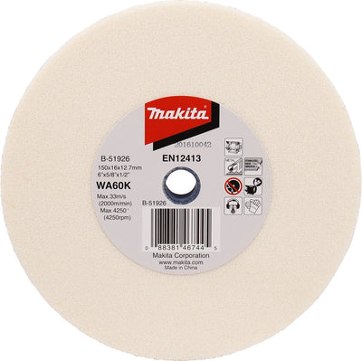 Makita-Zubehör b-51926 | Schleifstein 150x16x12,7mm | wa60k - b-51926