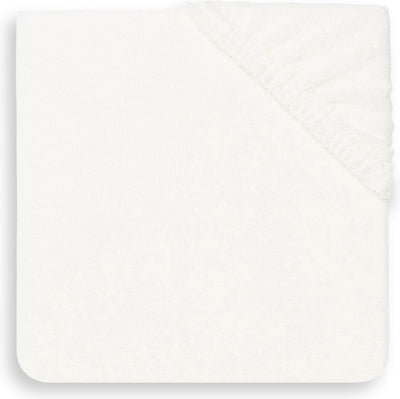 Jollein – Wickelauflagenbezug aus Frottee 50 x 70 cm – Wickelunterlage mit weichem Bezug – elfenbeinfarben