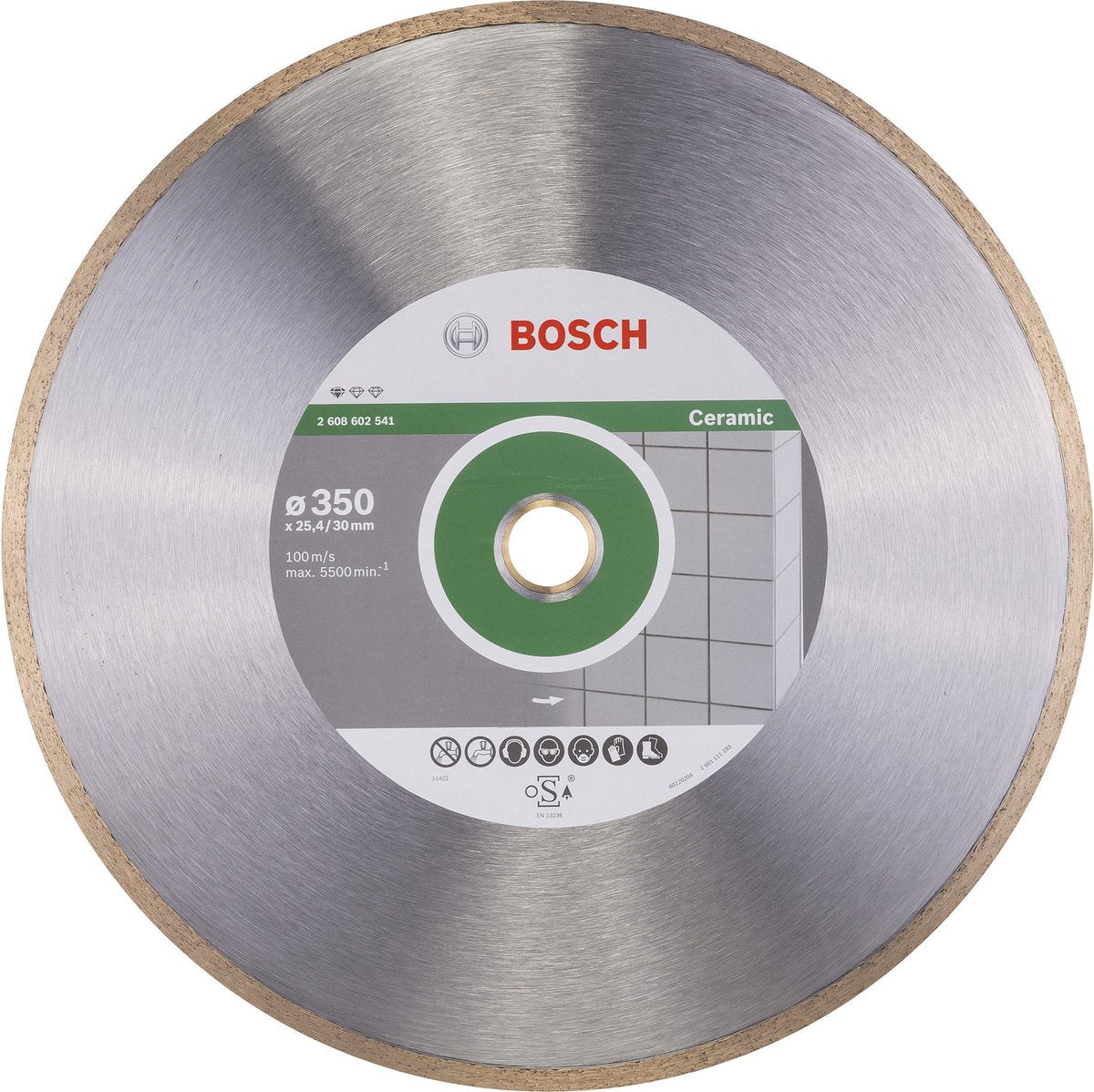 Bosch - Diamanttrennscheibe Standard für Keramik 350 x 30+25,40 x 2 x 7 mm