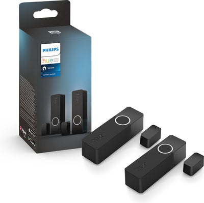 Philips Hue Secure Contact Sensor – Schwarz – 2er-Pack