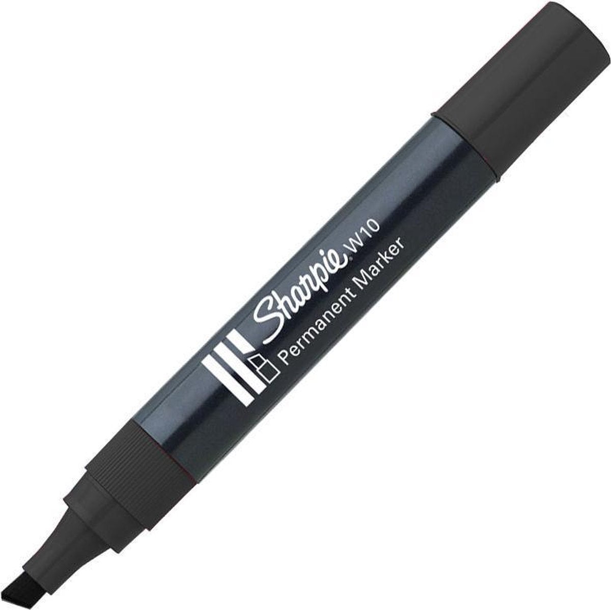 Sharpie W10 schwarzer Permanentmarker – Keilspitze