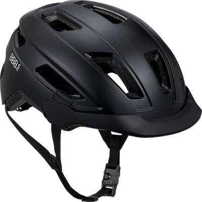 BBB Cycling Dice E-Bike Fahrradhelm – Unisex-Fahrradhelm für Erwachsene – mit ABS-Schale und magnetischem Fidlock-Verschluss – Fahrradhelm Damen Elektrofahrrad – Schwarz – groß: 58–61 cm – BHE-180
