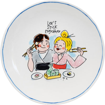 Blondes Amsterdam, Sushi: Teller 18 cm zusammenkleben
