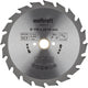 Wolfcraft - Kreissägeblatt 150x20mm - 20 Zähne - Sägeblatt für Kreissäge - Serie grün - 6364000