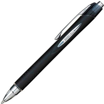 Uni-Ball Kugelschreiber mit flüssiger Tinte, Tintenroller Jetstream SXN-210, Schwarz, 12 Stück