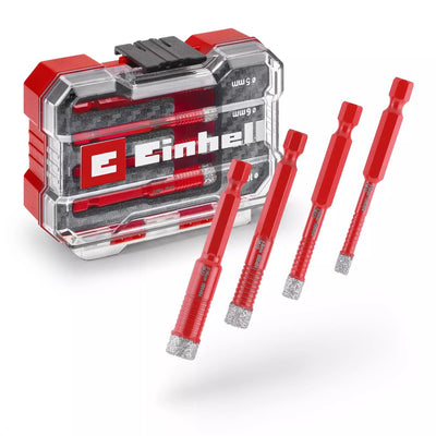 Einhell Diamantbohrer-Set – 4-teilig – XS-Koffer