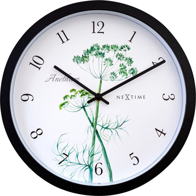 Nexttime anethium – Outdoor-Uhr – 30,5 cm – Metall – weiß – wetterfest