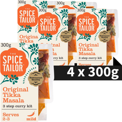 Der Gewürzschneider Original Tikka Masala – Indisches Curry – Mahlzeitenpaket mit indischen Gewürzen – Vorteilspack – 5 x 300 Gramm