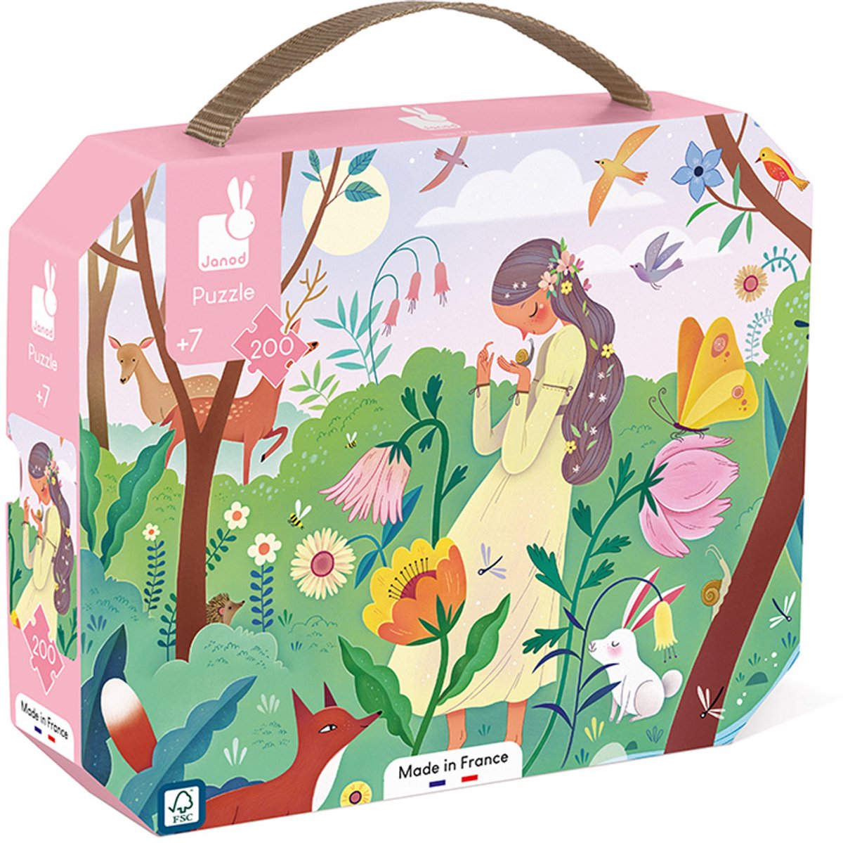 Janod - Papppuzzle - Mutter Natur - 200 Teile