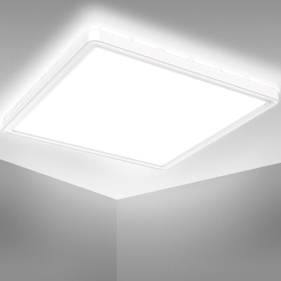 Briloner b.k.licht – LED-Badezimmerbeleuchtung – Badezimmer-Deckenleuchte – IP44 – neutralweißes Licht 4.000 K – 18 W – 29 x 29 cm