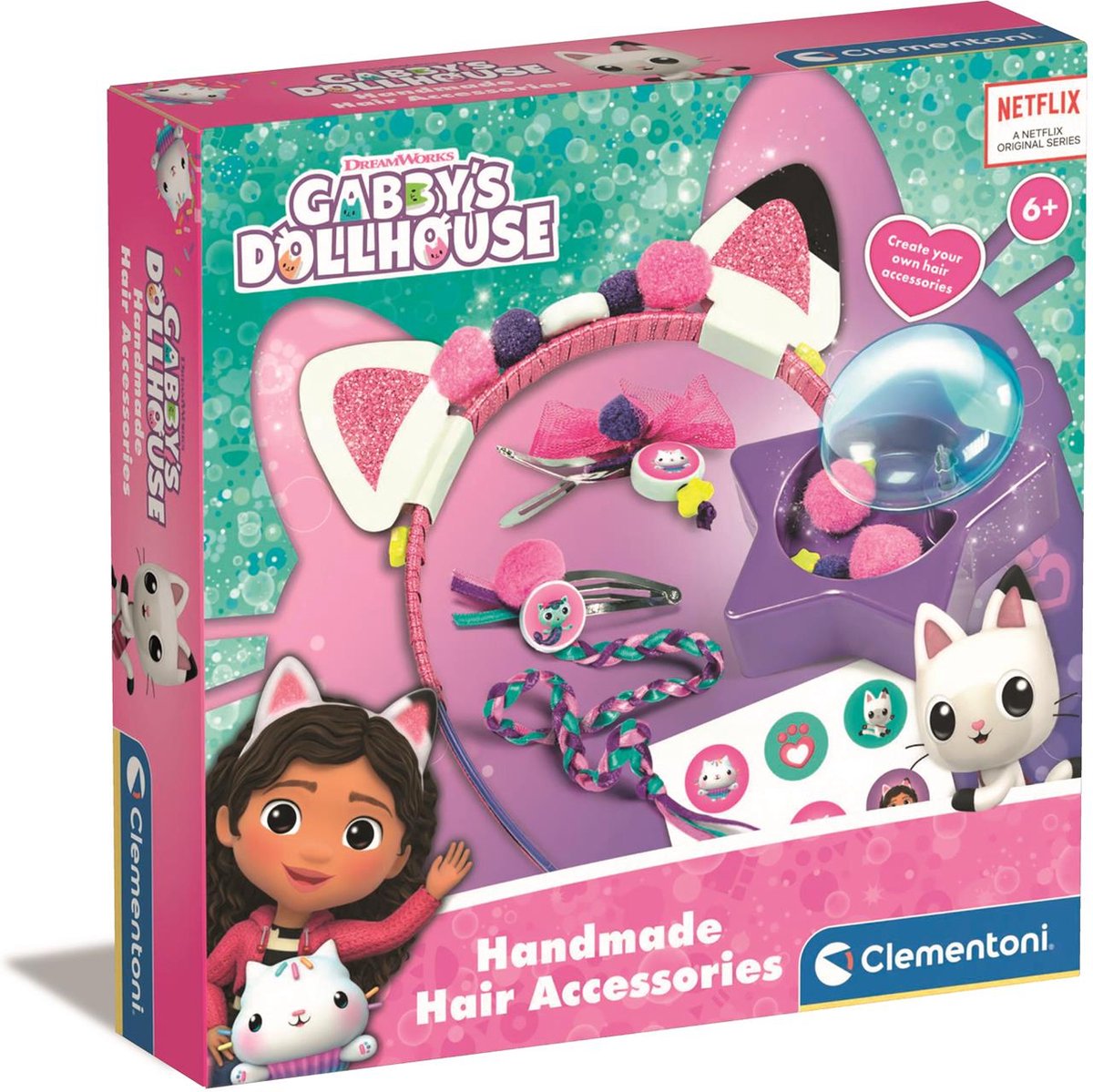Clementoni Gabby's Dollhouse Hair Accessoires Set