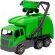 Plasto Müllwagen grün 40 cm – Spielzeugfahrzeug – Recycling-LKW – großer LKW – realistisches Spiel – stabiler Kunststoff – hergestellt in Finnland – ab 1 Jahr