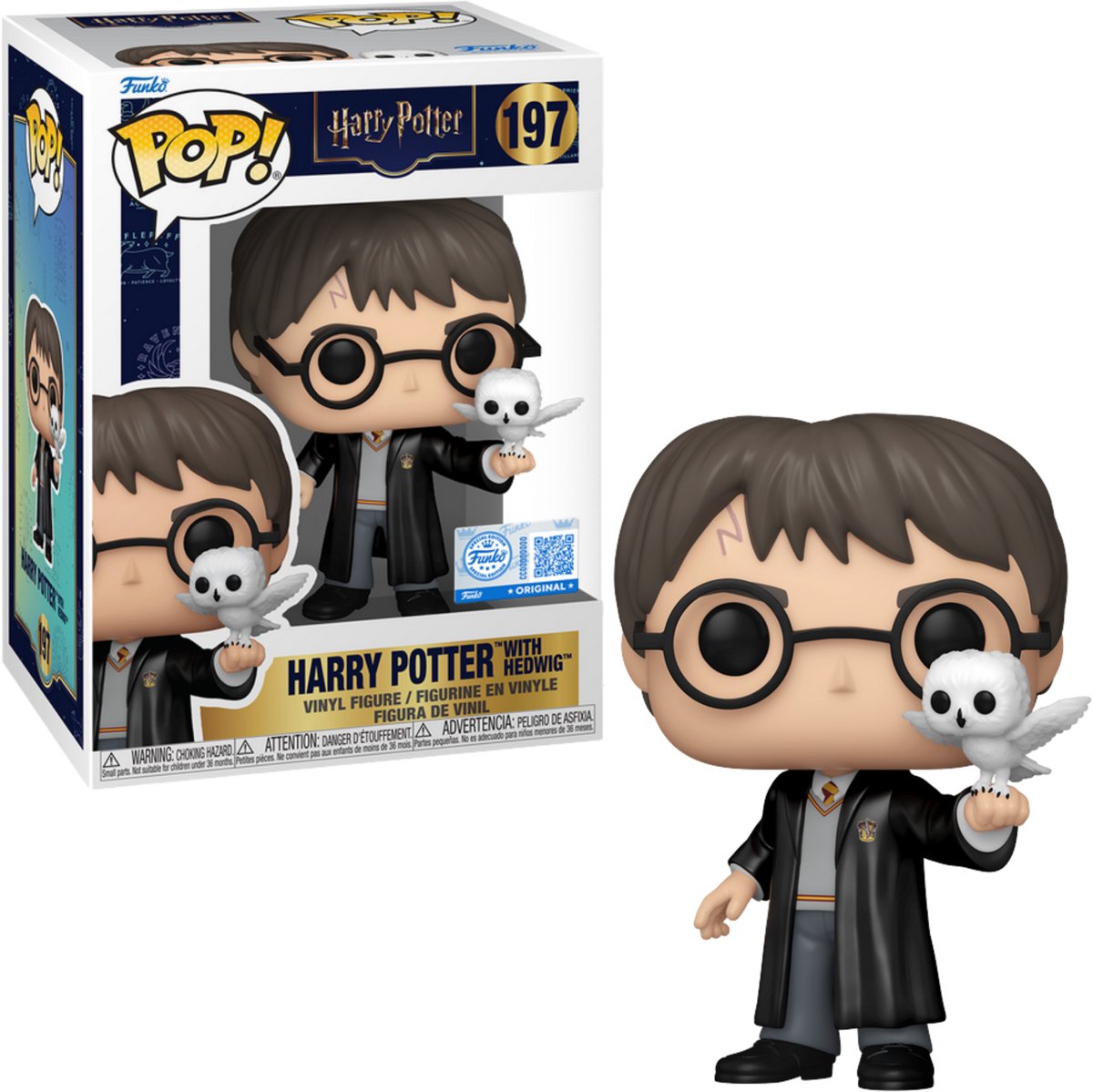 Funko-Pop! Harry Potter 197 Harry mit Hedwig exklusiv