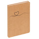 Walther nb521p-1 Tribal Heart – Notizbuch – Format DIN A5 – braun