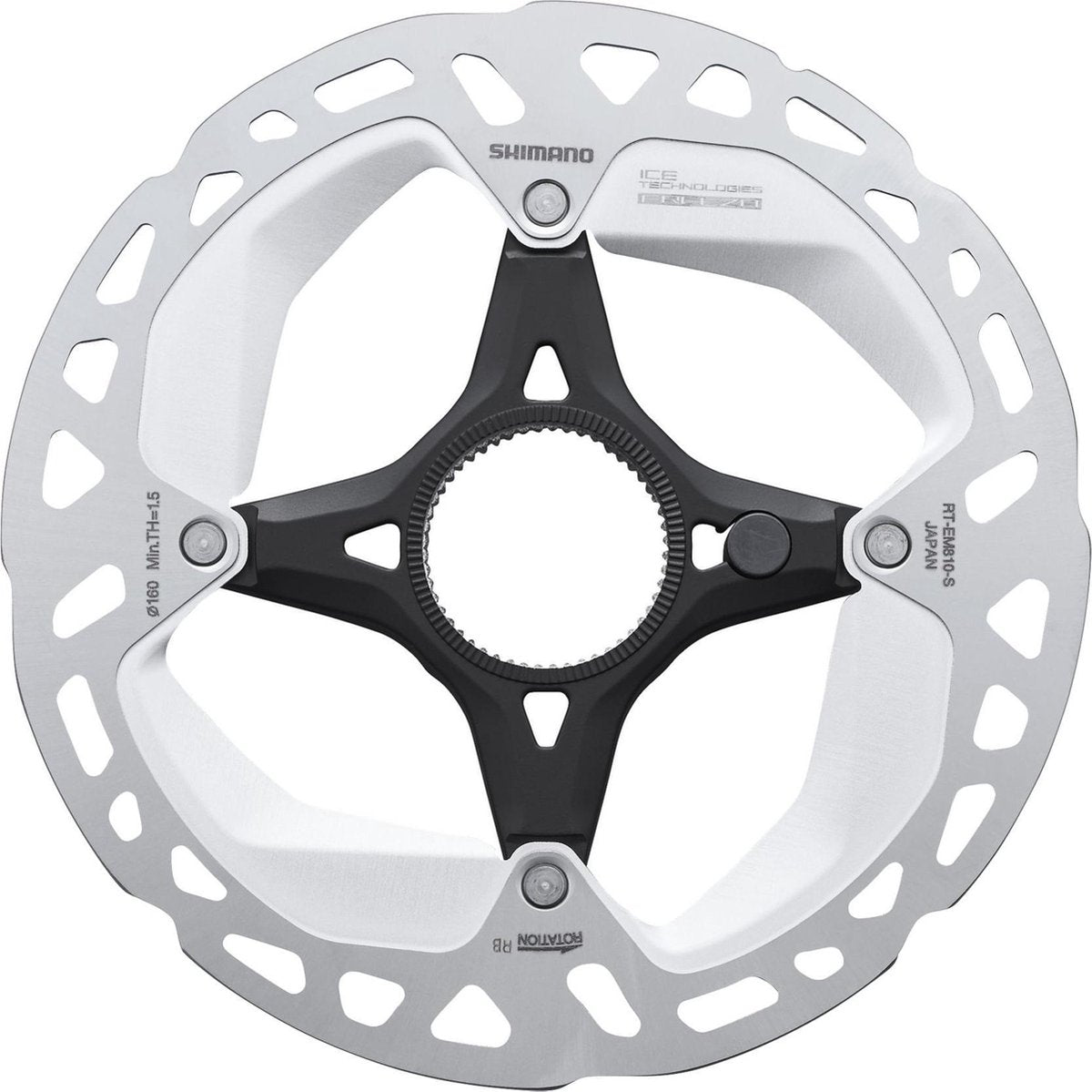 Shimano | Bremsscheibe RT-EM810 160 mm Center-Lock (XT – Ultegra)