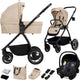 Lionelo Meril 3in1 Kinderwagen – Buggy – XL-Babywanne, Kinderwagen ADAC-zertifizierter Autositz – All-Terrain-Räder – komplettes Zubehörset – UPF50+