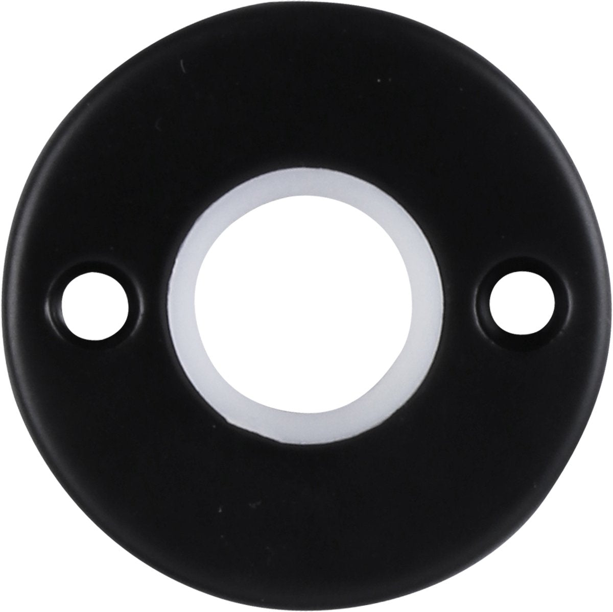 Starx runde Rosette aus Aluminium – schwarz