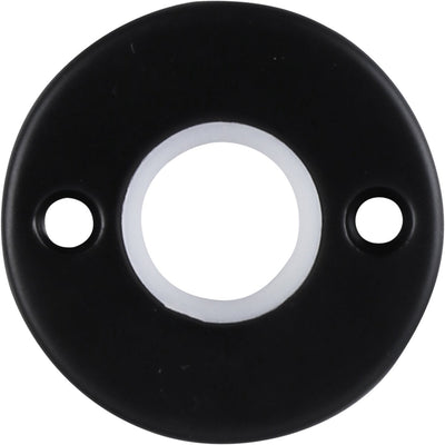 Starx runde Rosette aus Aluminium – schwarz