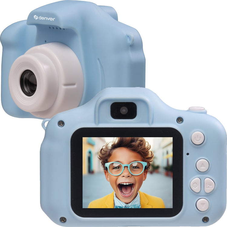 Denver Kinderkamera Full HD – Selfie-Kamera – 40 MP – Digitalkamera Kinder – Foto und Video – Spiele – KCA1340 – Blau
