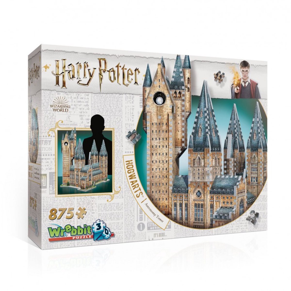 Wrebbit Hogwarts Astronomieturm – 3D-Puzzle – Harry Potter – 875 Teile