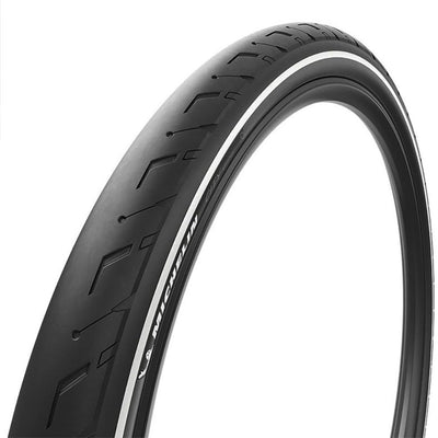 Michelin-Reifen 28 Zoll – Stadtstraße – E-Bike-fähig – Drahtreifen – ETRTO-Größe: 55-622 – Schwarz