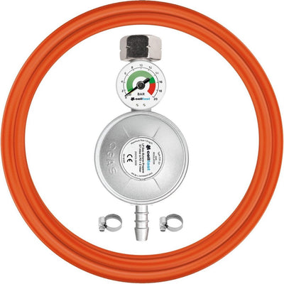 Cellfast 52-506 – Druckregler – Propan-Butan – 2 m – Sicherheitsventil