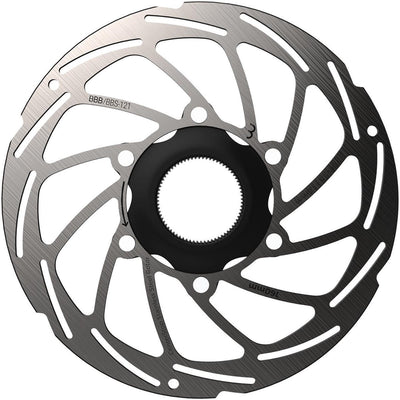 BBB Cycling Scheibenbremse Center Stop Center Lock Bremsscheibe BBS-121 – Silber – 160 mm