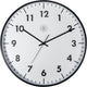 Nexttime nxt new – Wanduhr – 40 cm – Kunststoff – schwarz – geräuschlos
