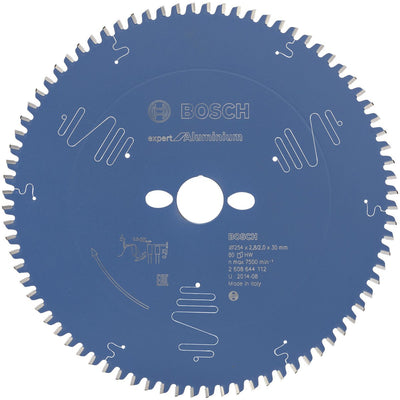 Bosch Zubehör Kreissägeblatt Expert für Aluminium 254x30x2,8 2x80t - 2608644112