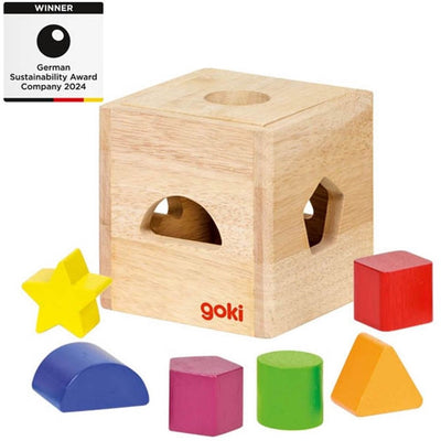 Goki Holzsortierwürfel mit Blöcken