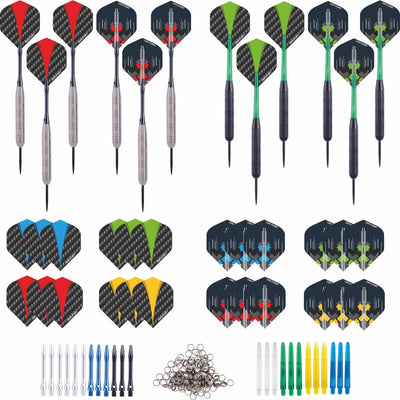 Longfield Darts 4 Sets Stahlspitze Messing Wolframoptik 23 Gramm