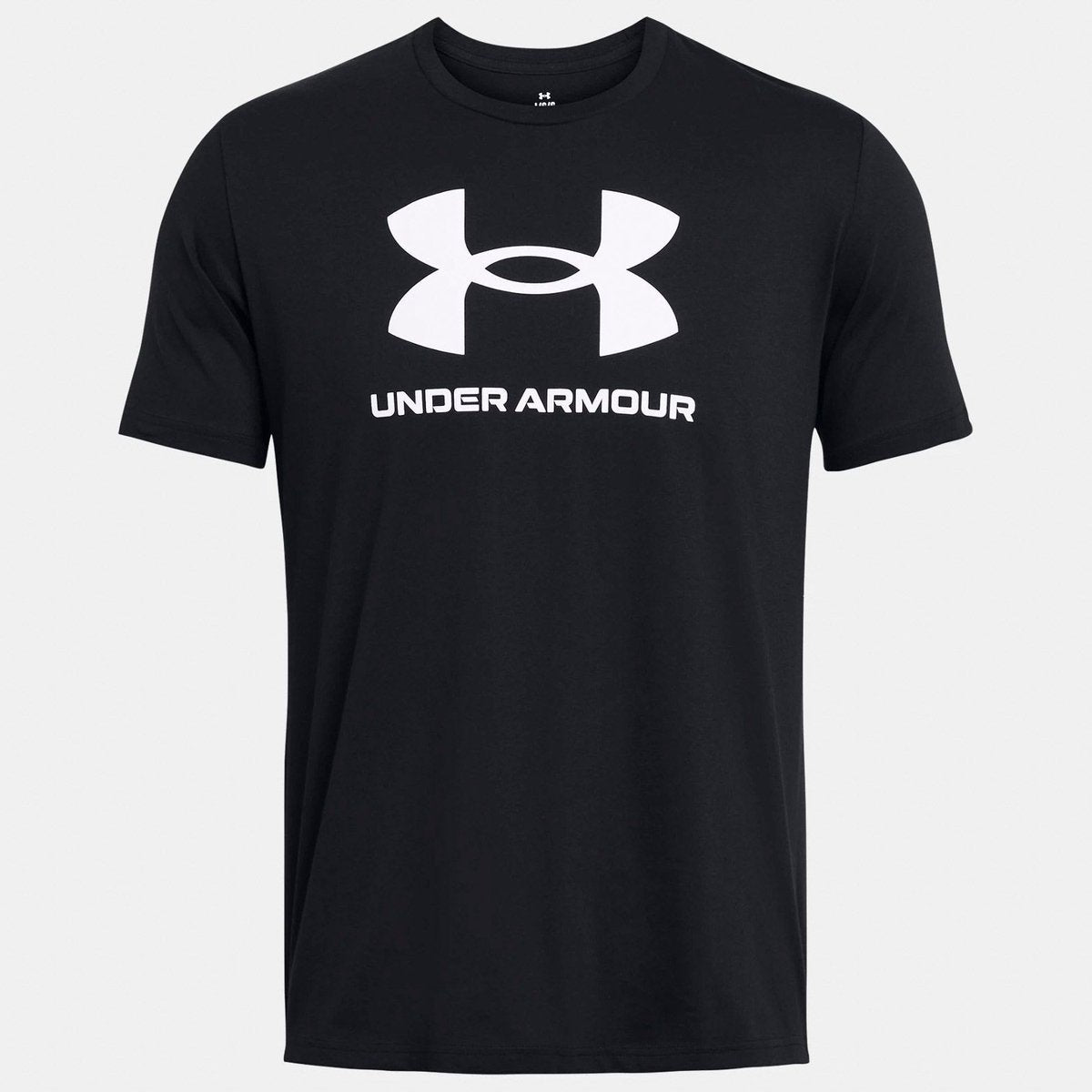 Under Armour UA Sportstyle Logo Update SS-BLK Herren-Sportshirt – Schwarz – Weiß