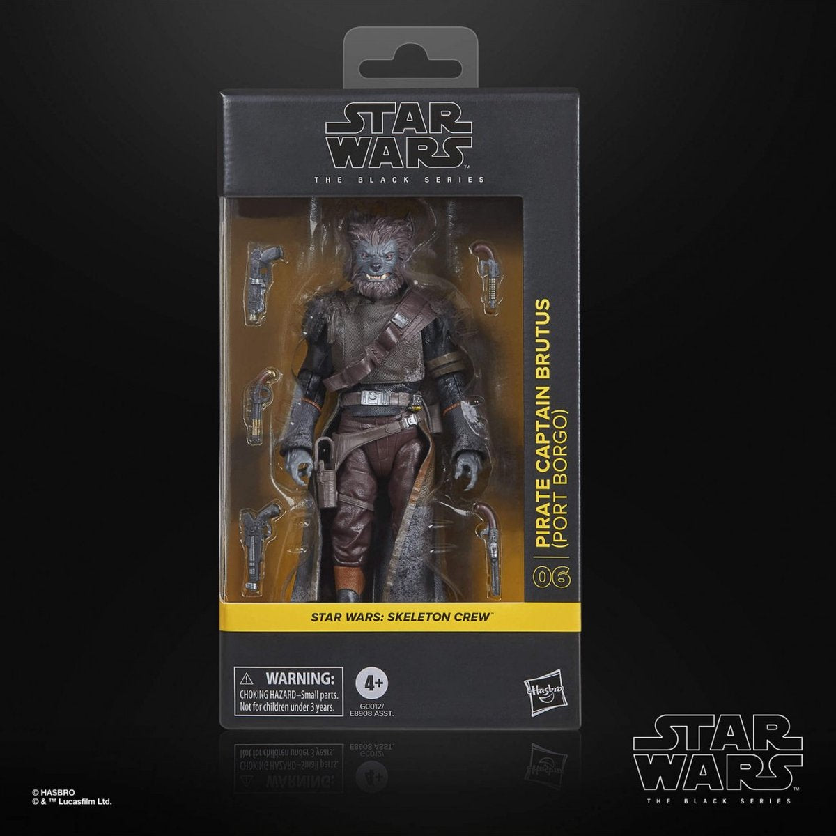 Hasbro Skeleton Crew – Piratenkapitän Brutus – Figur Legends-Serie 15 cm – Star Wars