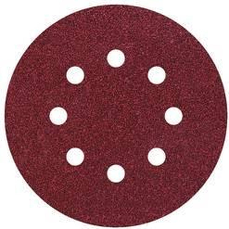Wolfcraft – Schleifpapier-Set 125 mm – 25 Stück – Körnung 80 120 240 – für Exzenterschleifer – 2259100