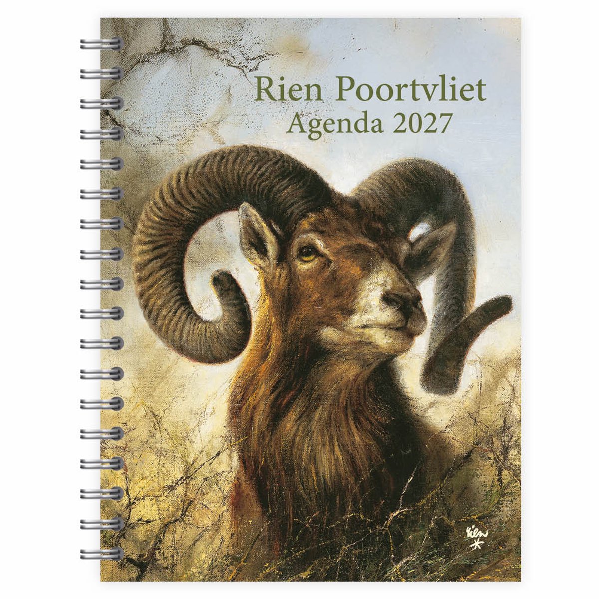 Comello Rien Poortvliet Tischkalender Fox 2027