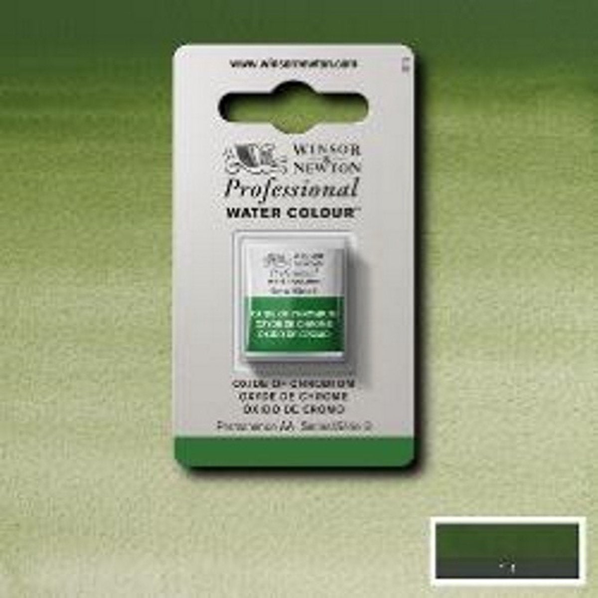 Professionelle Aquarellfarbe von Winsor Newton, halbnapf, Oxid oder Chrom