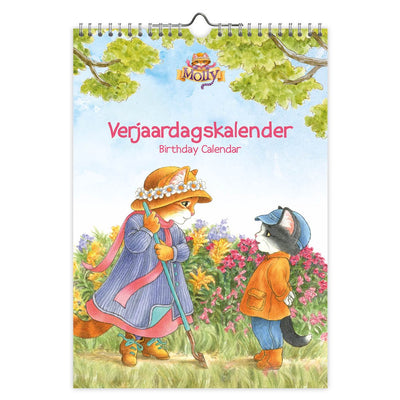 Comello Franciens Katzen A4 Geburtstagskalender Mollie