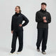 Rogelli Commuter Essential Regenanzug Unisex – wasserdicht – Schwarz – 3XL