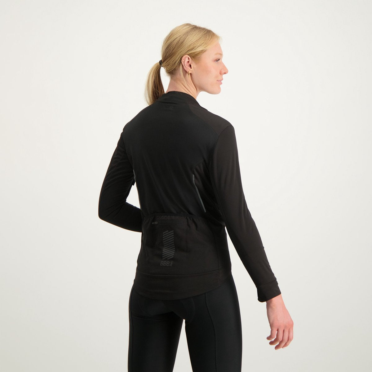 BBB Cycling Donna Triguard Fahrradjacke Damen – Drei-Jahreszeiten-Fahrradjacke Damen – wasserabweisende Windjacke – Schwarz – Größe XL – BBW-453