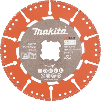 Makita e-19738 Diamant-Trennscheibe Rettung 125 mm