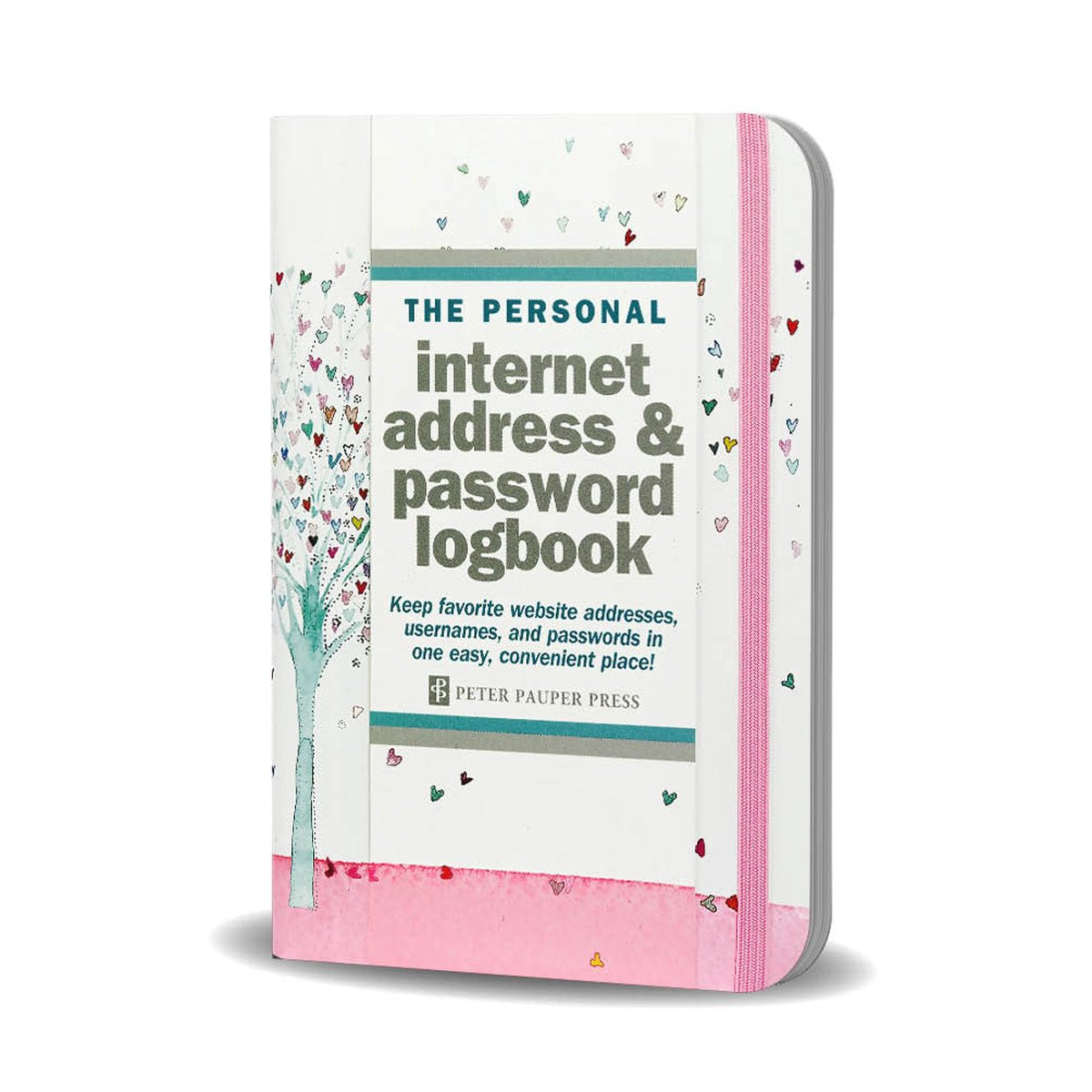 Peter Pauper Logbuch Internetadresse Passwort Baum der Herzen