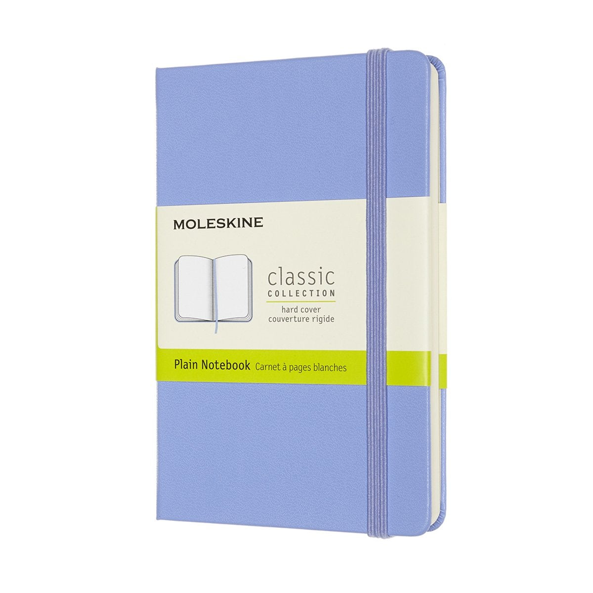 Klassisches Moleskine-Notizbuch – Tasche – Hardcover – leer – Hortensienblau