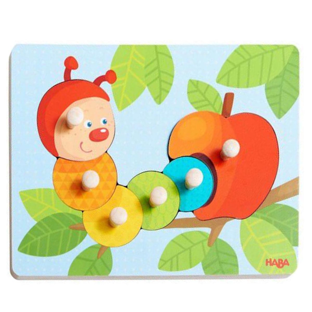 Haba Einlegepuzzle Raupe Mina