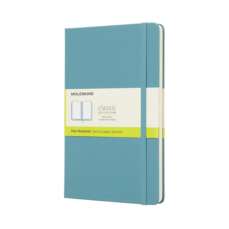 Klassisches Moleskine-Notizbuch – groß – Hardcover – leer – Riffblau