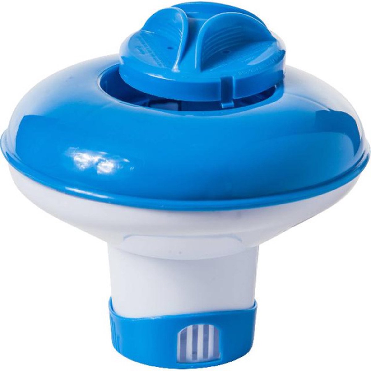 Sommer spaß chloordispenser 20 gramm lose blau weiß