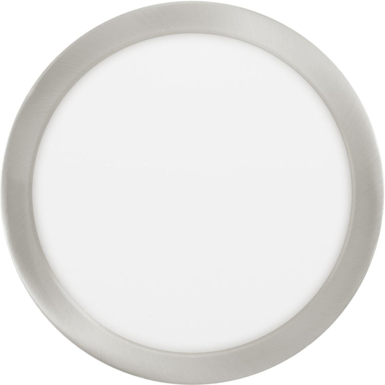 Eglo connect.z fueva-z smarte Einbauleuchte – ø 21,6 cm – Grauweiß – einstellbares weißes Licht – dimmbar – ZigBee