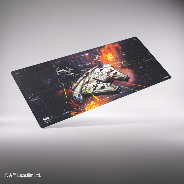 Gamegenic Star Wars Unlimited Spielmatte xtra-wide Millenium Falcon – 800 x 350 mm – Spielmatte für Star Wars: Unlimited –