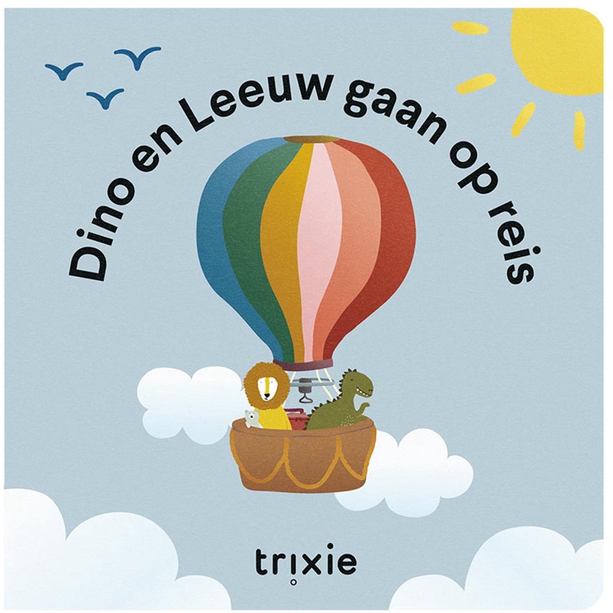 Trixie Geschichtenbuch – Dino und Löwe gehen auf Reise – Vorlesebuch für Kleinkinder und Vorschulkinder – Freundschaftsabenteuer – ab 3 Jahren