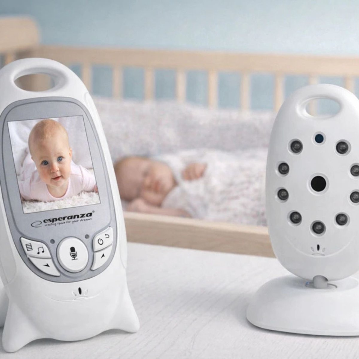 Esperanza ehm001 LCD-Babyphone 2.0 weiß