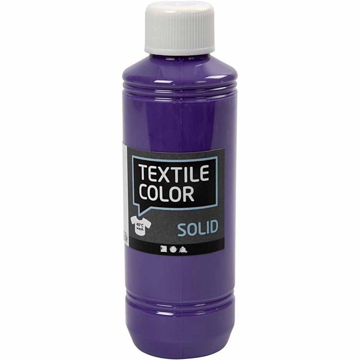 Kreativfirma Textilfarbe Deckung Textilfarbe Purple, 250 ml